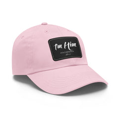 I'M HIM Dad Hat with Leather Patch