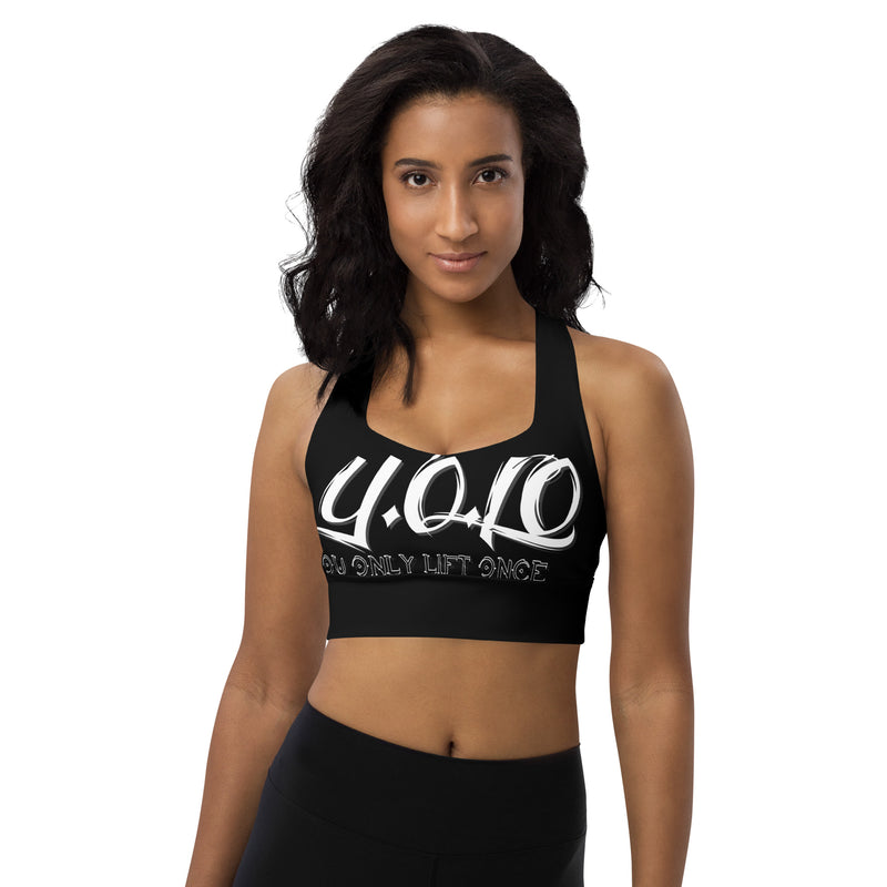 Longline sports bra