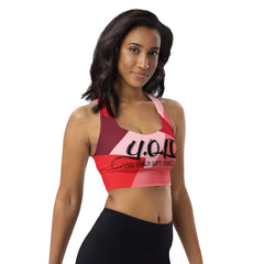 Y.O.L.O PINK Top Sports Bra