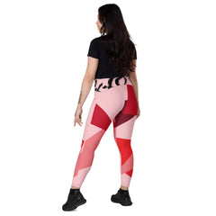 Y.O.L.O PINK Bottom Leggings w/ Pockets